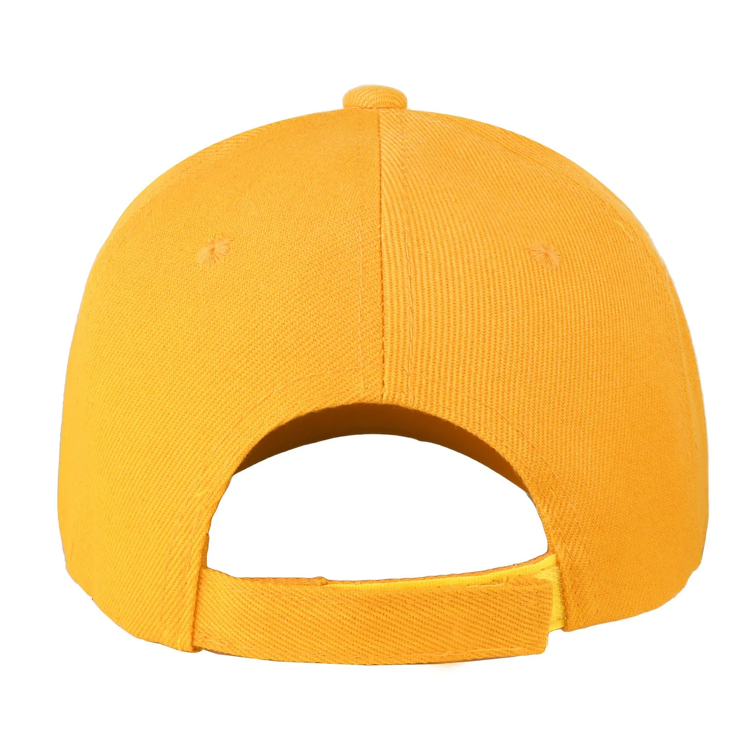 144-Pack Baseball Dad Cap Velcro Strap Adjustable Size - Gold