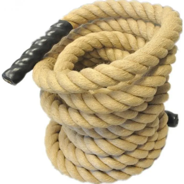15m Sisal Battle Rope - 2 Inch Diameter