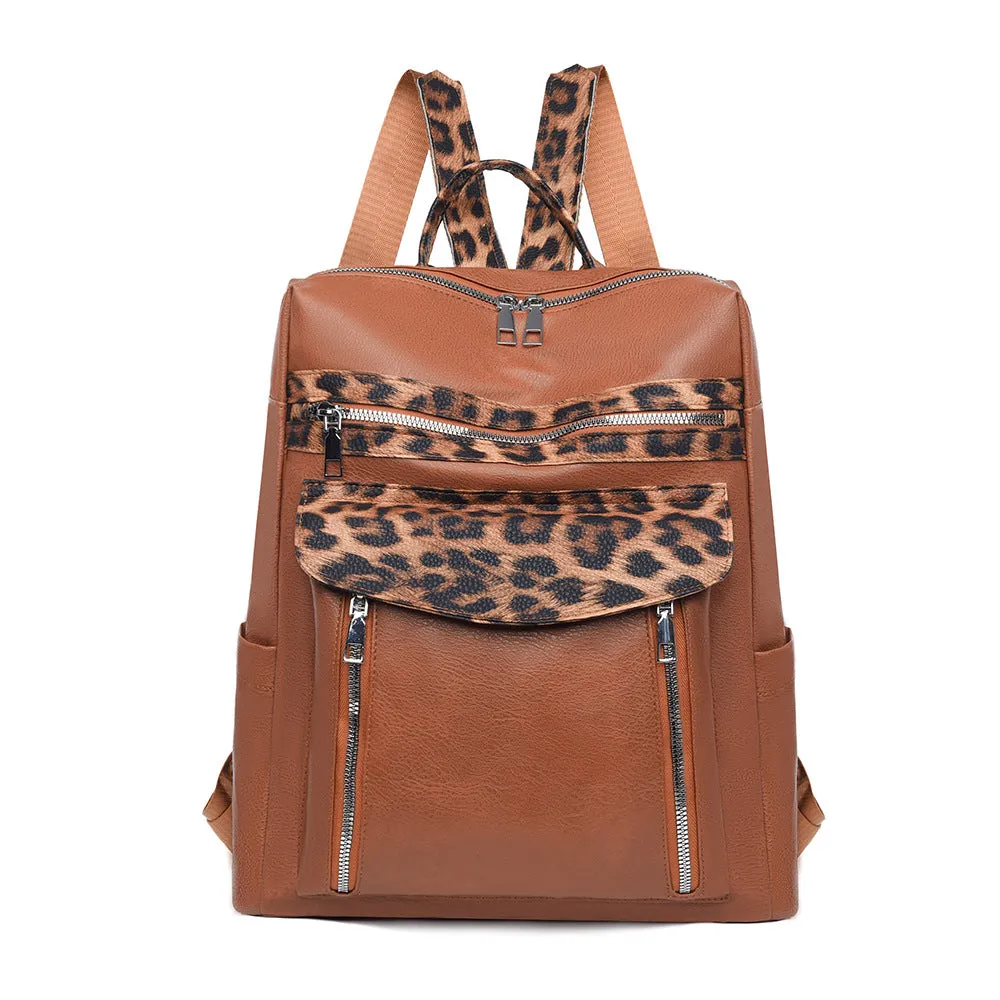 2025 2025 Spring  Trend PU Ladies Bag Ladies Double Shoulder Mommy Bag Leisure Multifunctional Wholesale
