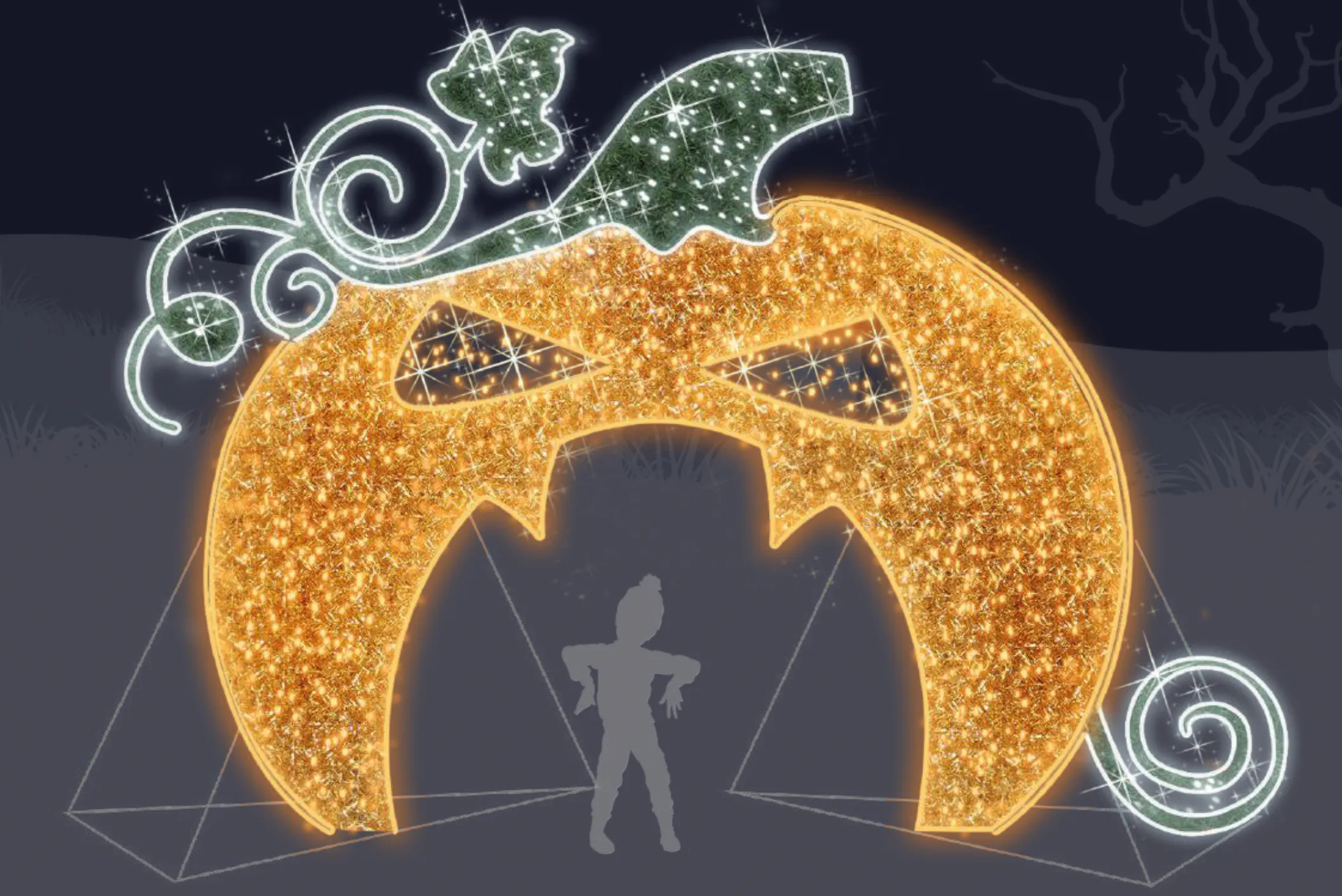 2D PUMPKIN ARCH