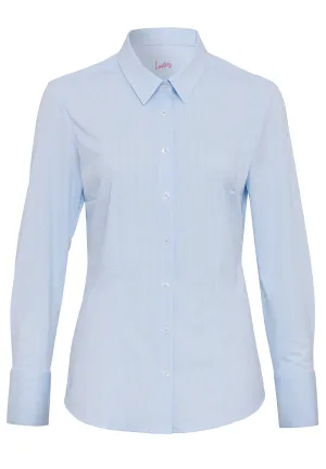 4028-91900 - Functional Bluse slim fit - blau