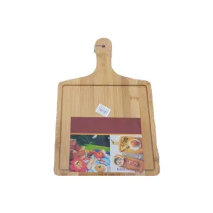 42 X 28Cm Bambooo Wooden Pizza Serving Tray Jc-65-3