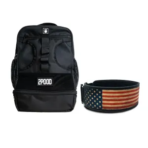 4" Unapologetically American Belt & Backpack 3.0 Bundle