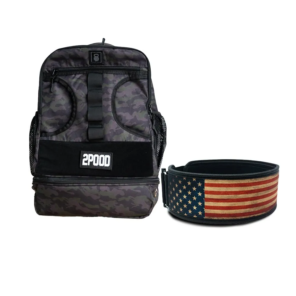 4" Unapologetically American Belt & Backpack 3.0 Bundle