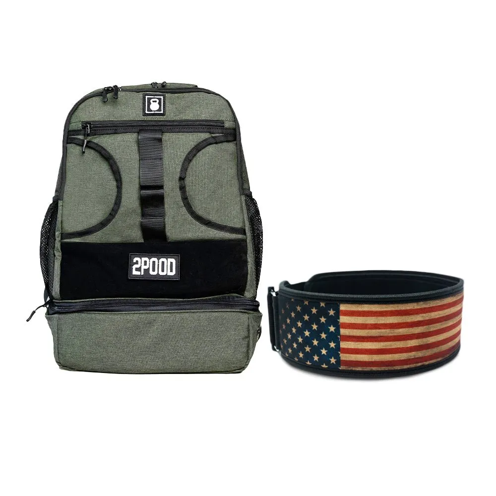 4" Unapologetically American Belt & Backpack 3.0 Bundle