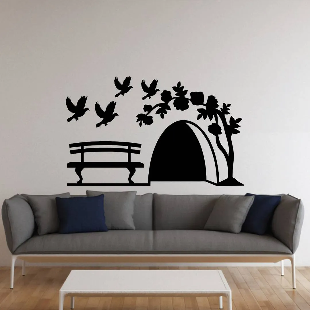 A Cave Wall Stickers Size 50 cm X  81 cm