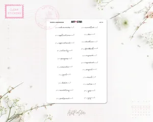 A111i | Lettering Functional Planner, Notes