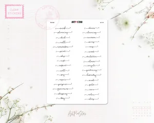 A111l | Lettering Functional Planner, To Do