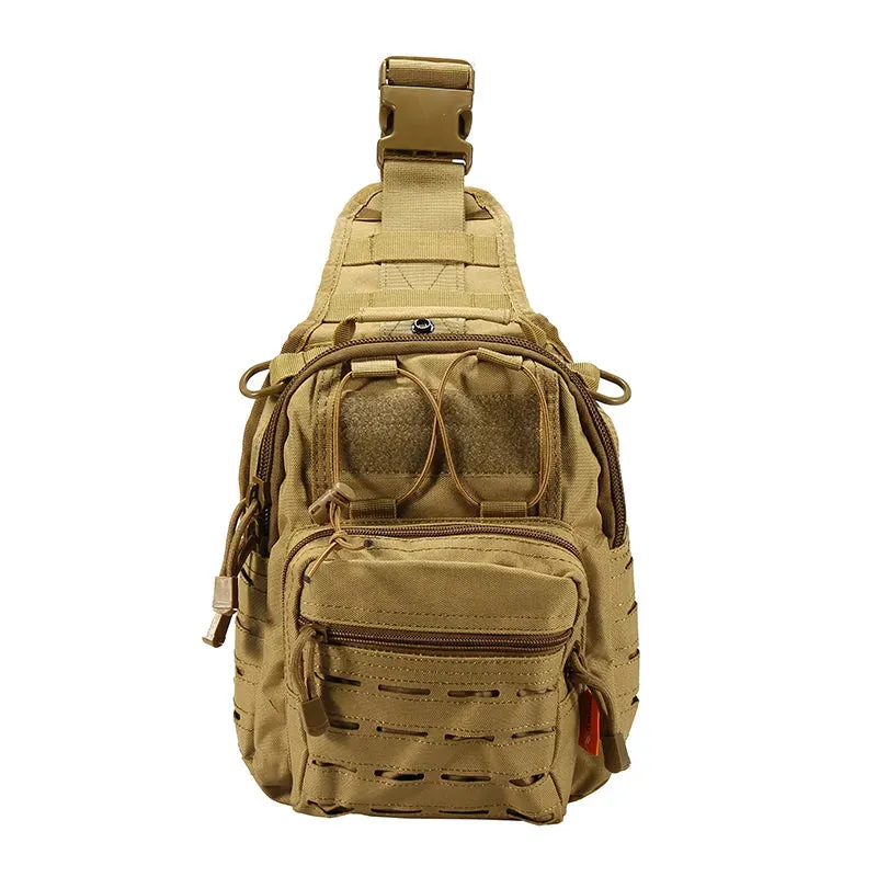 A88060-1 Yakeda Small Outdoor Waterproof Edc Laser Cut Pistol Concealed Tactical Crossbody Shoulder Pack Chest Sling Chest Bag