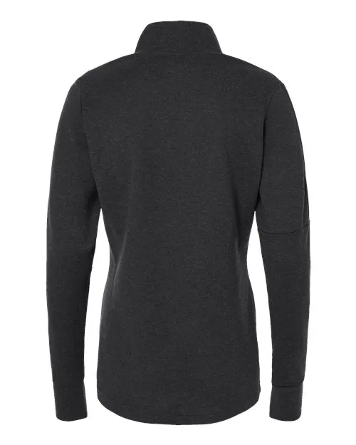 Adidas Women's 3-Stripes Quarter-Zip Sweater A555