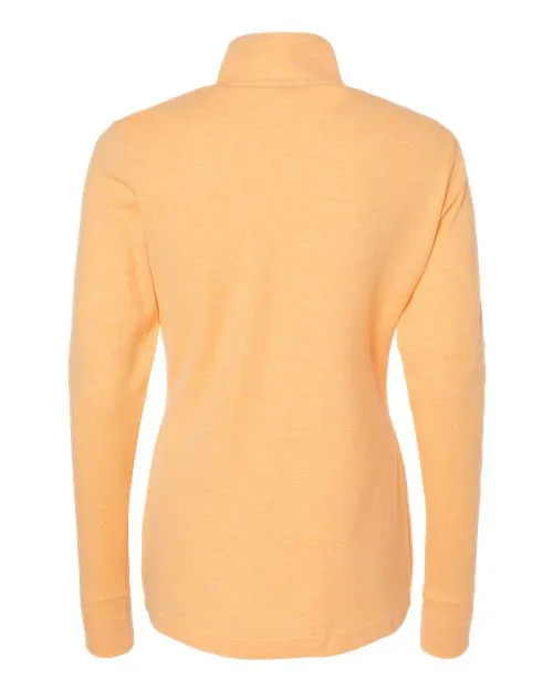 Adidas Women's 3-Stripes Quarter-Zip Sweater A555