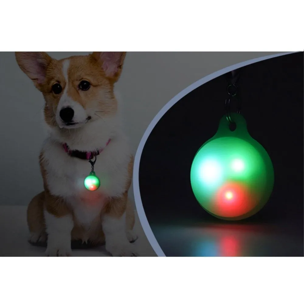 AirTags luminous silicone cover with keychain - Luminous Pink