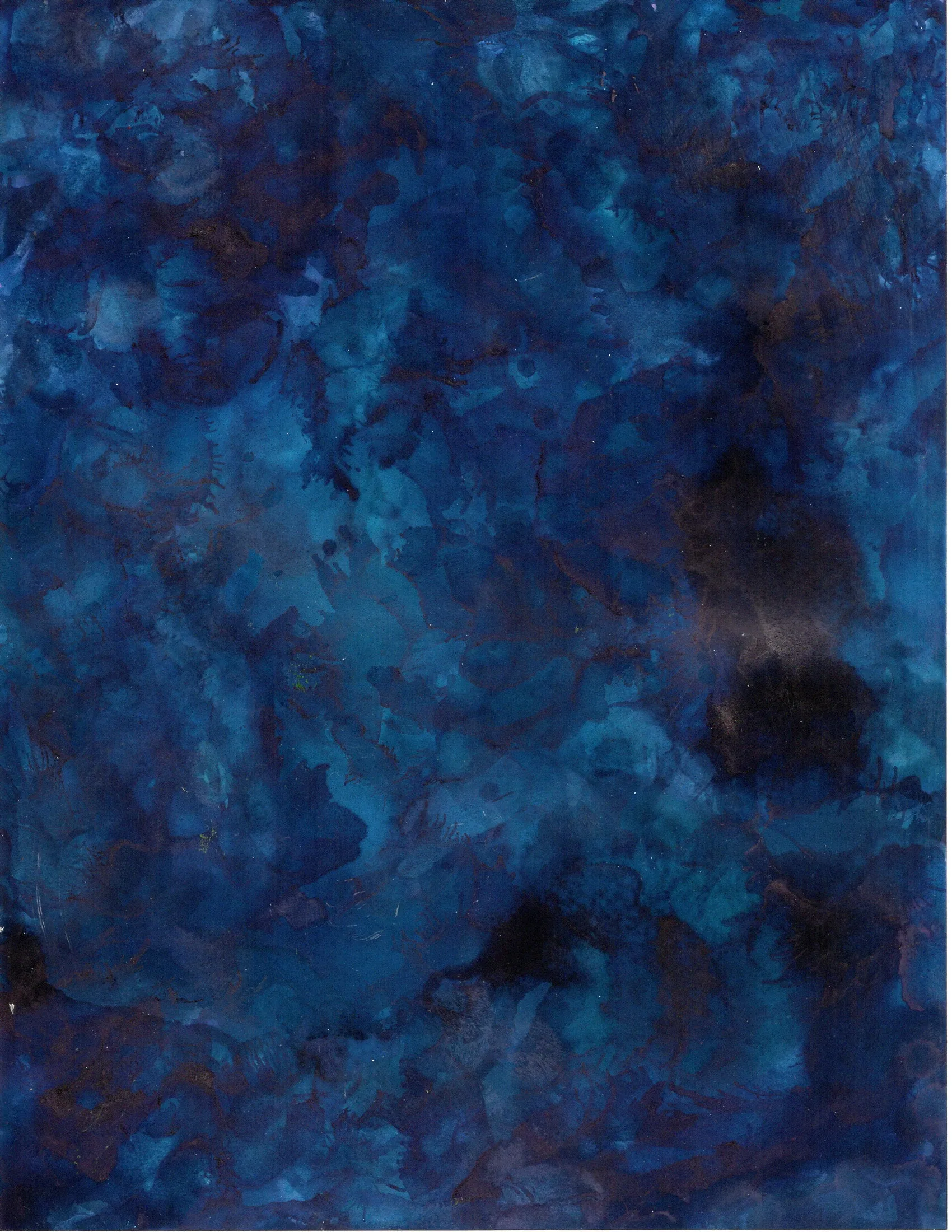 Alcohol Prints  Blues & Aqua