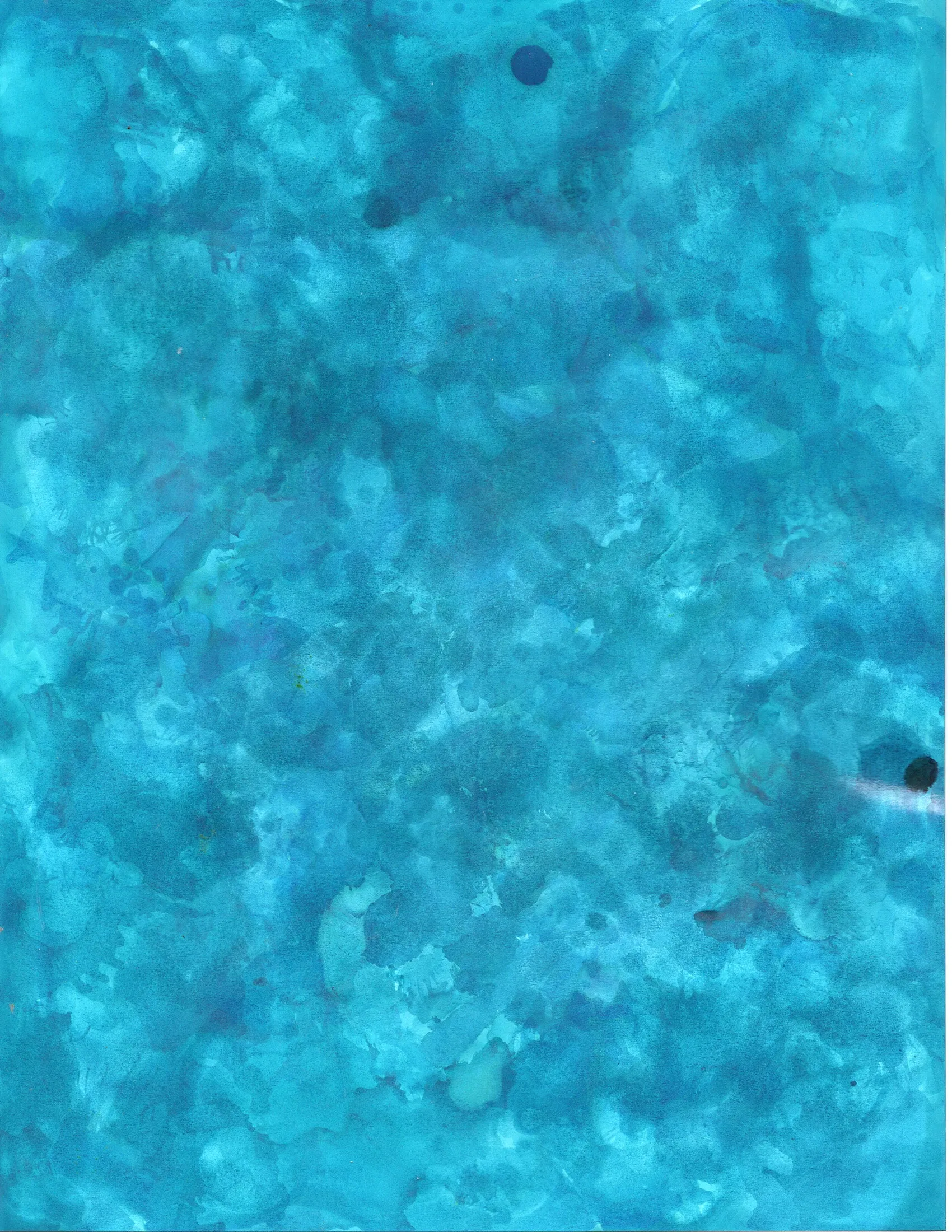 Alcohol Prints  Blues & Aqua
