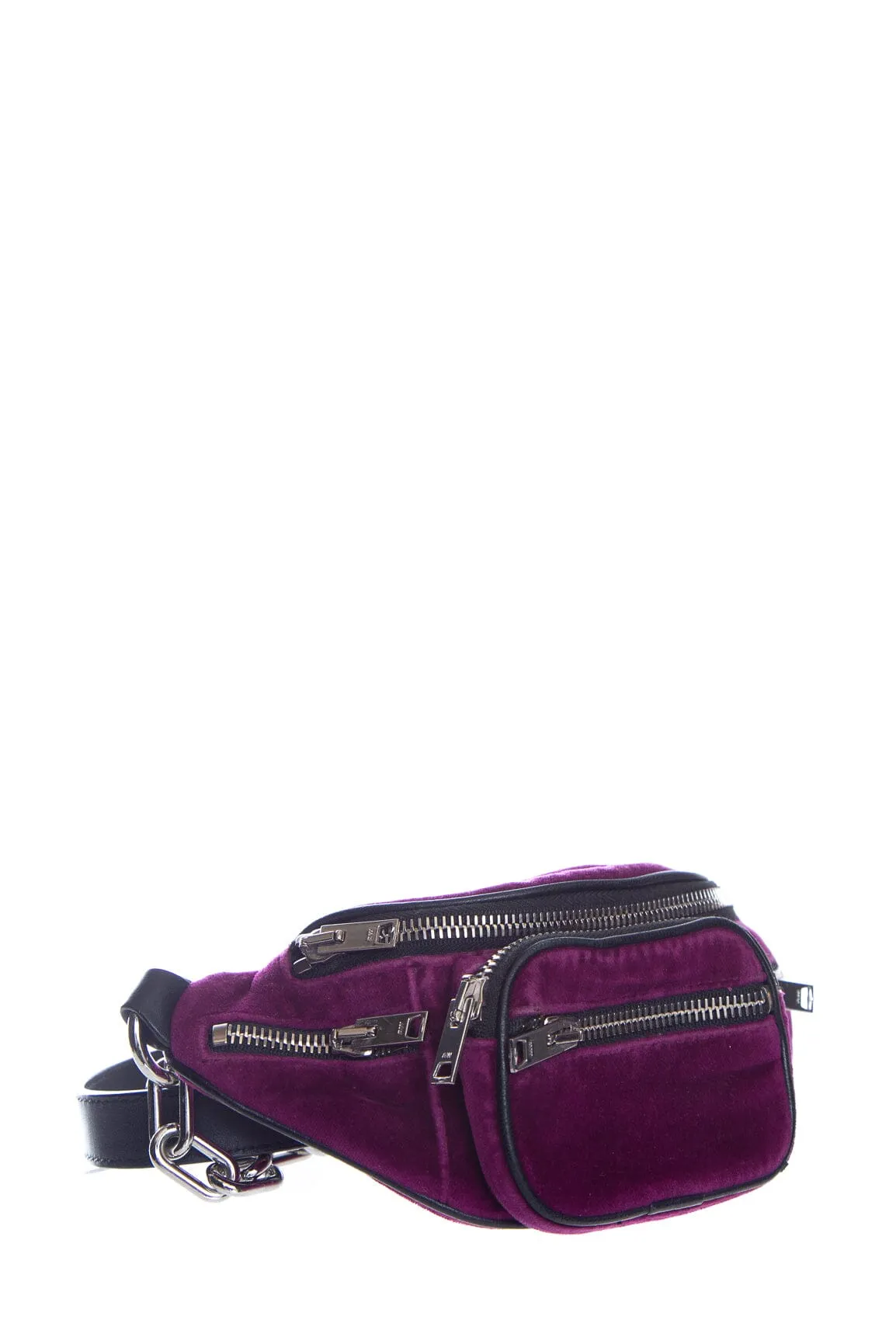 Alexander Wang Purple Velvet Fanny Pack