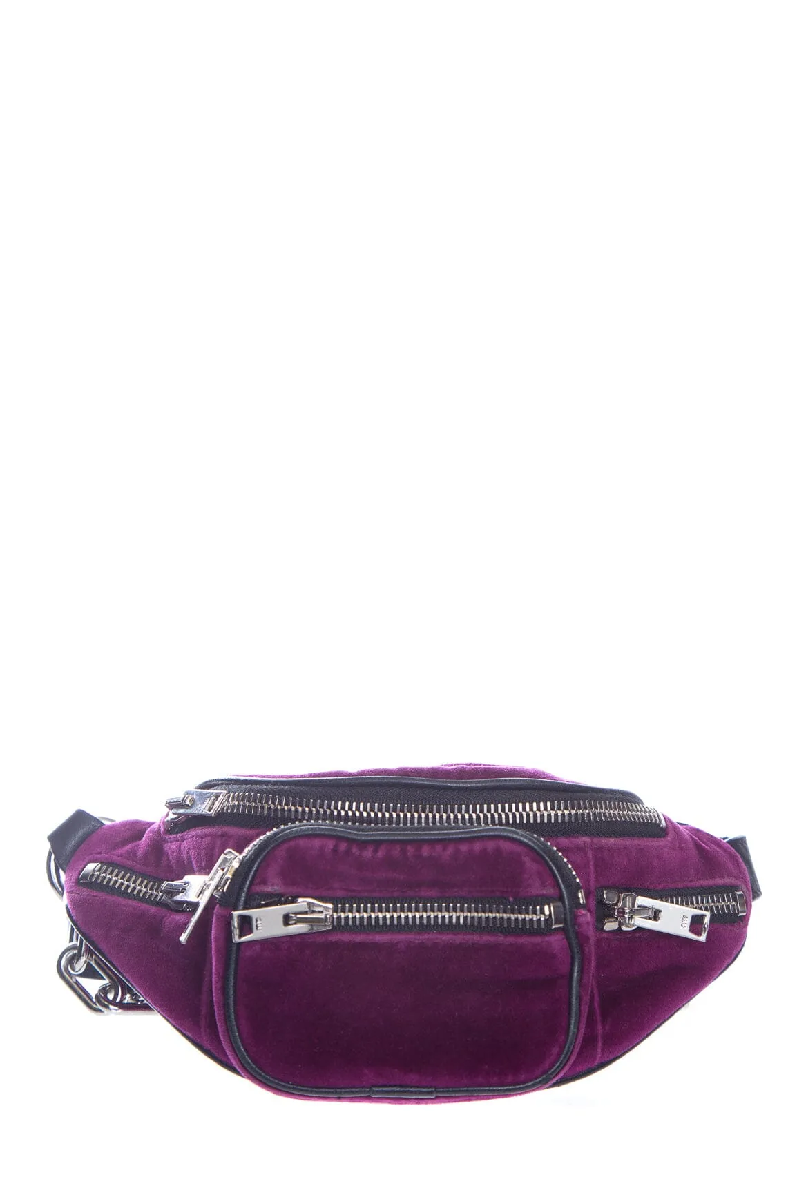 Alexander Wang Purple Velvet Fanny Pack