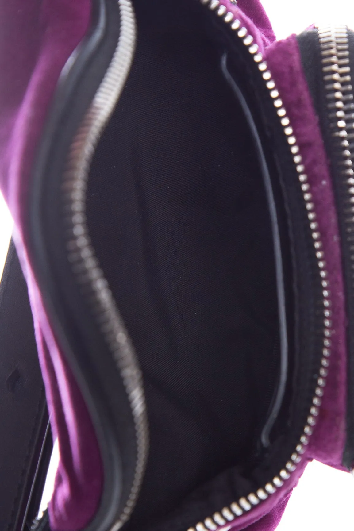 Alexander Wang Purple Velvet Fanny Pack