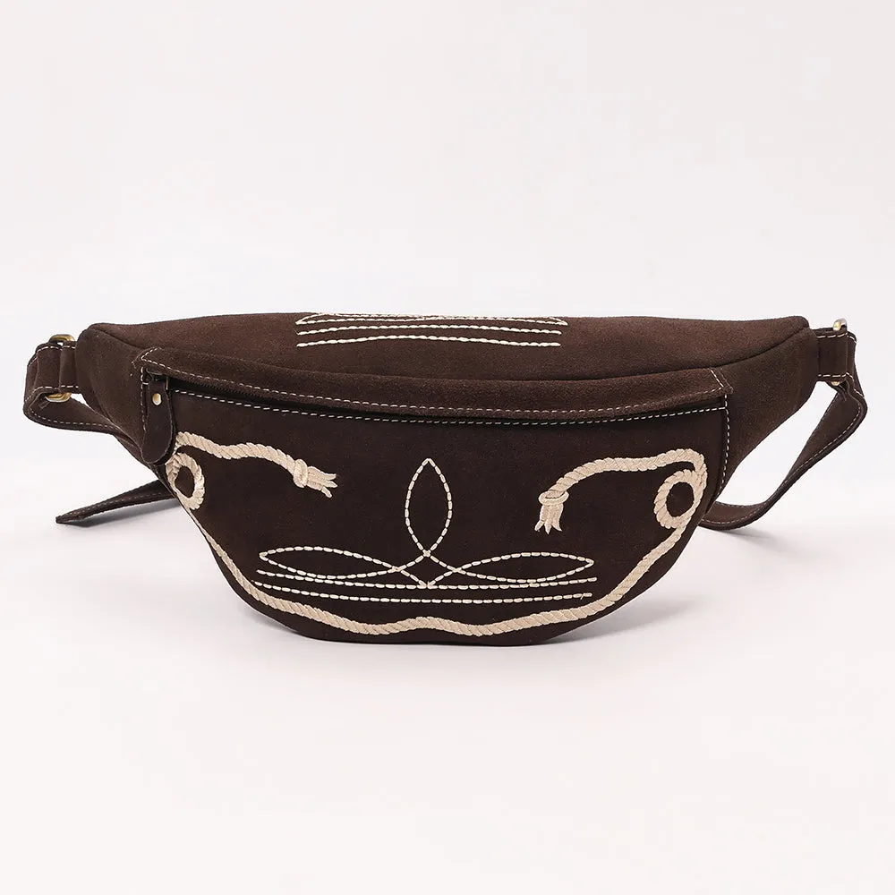 American Darling Suede Bag Genuine Leather Fanny Pack Bag