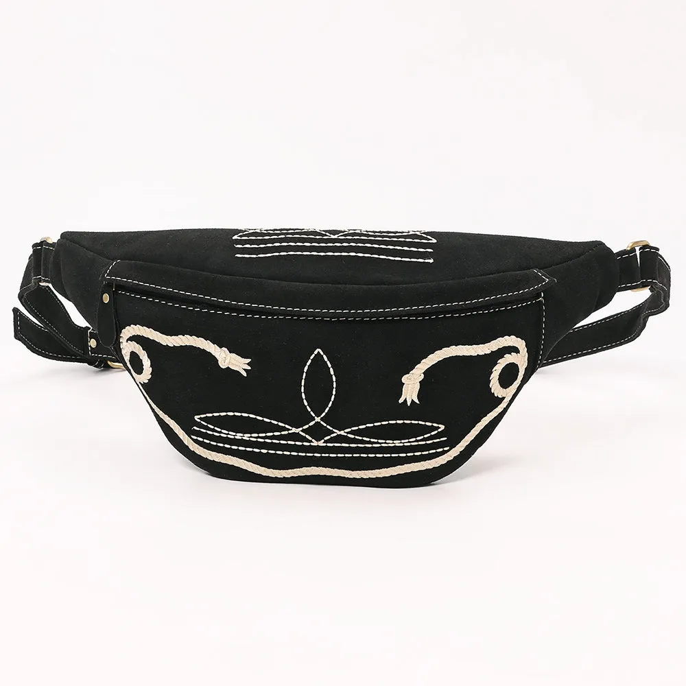 American Darling Suede Bag Genuine Leather Fanny Pack Bag