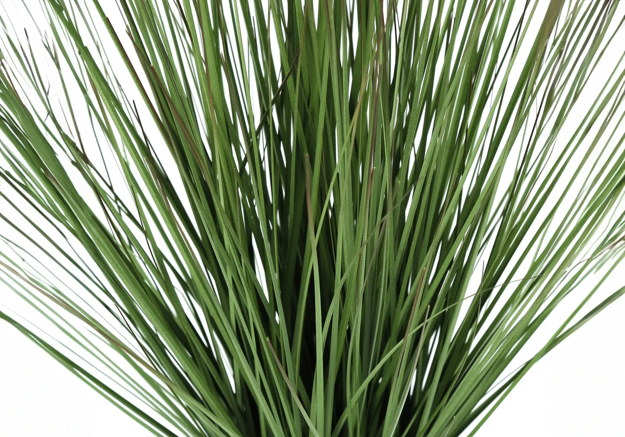 Artificial Plant, 21" Tall, Grass, Indoor, Faux, Fake, Table, Greenery, Potted, Real Touch, Decorative, Green Grass, White Pot