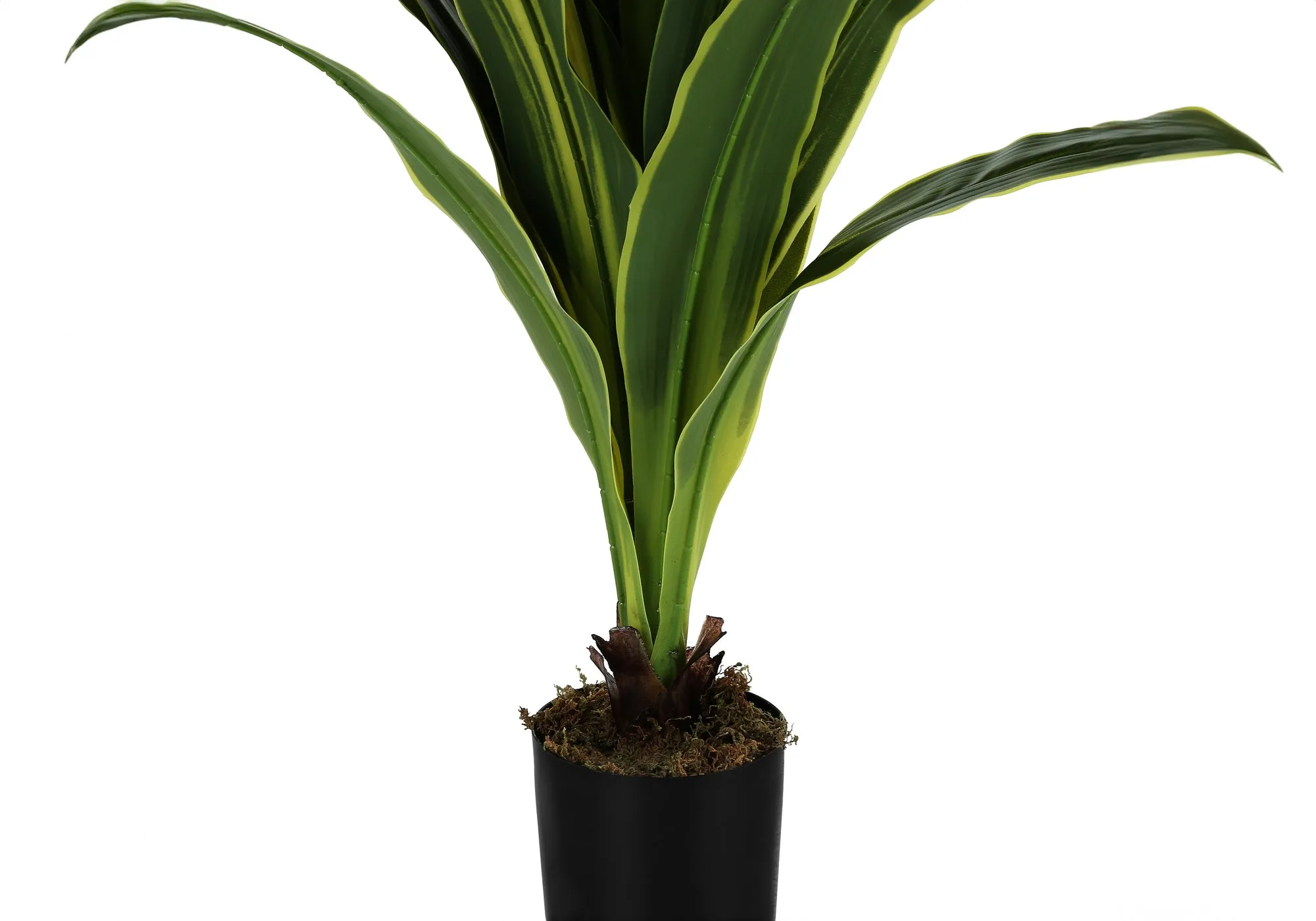 Artificial Plant, 47" Tall, Dracaena Tree, Indoor, Faux, Fake, Floor, Greenery, Potted, Real Touch, Decorative, Green Leaves, Black Pot