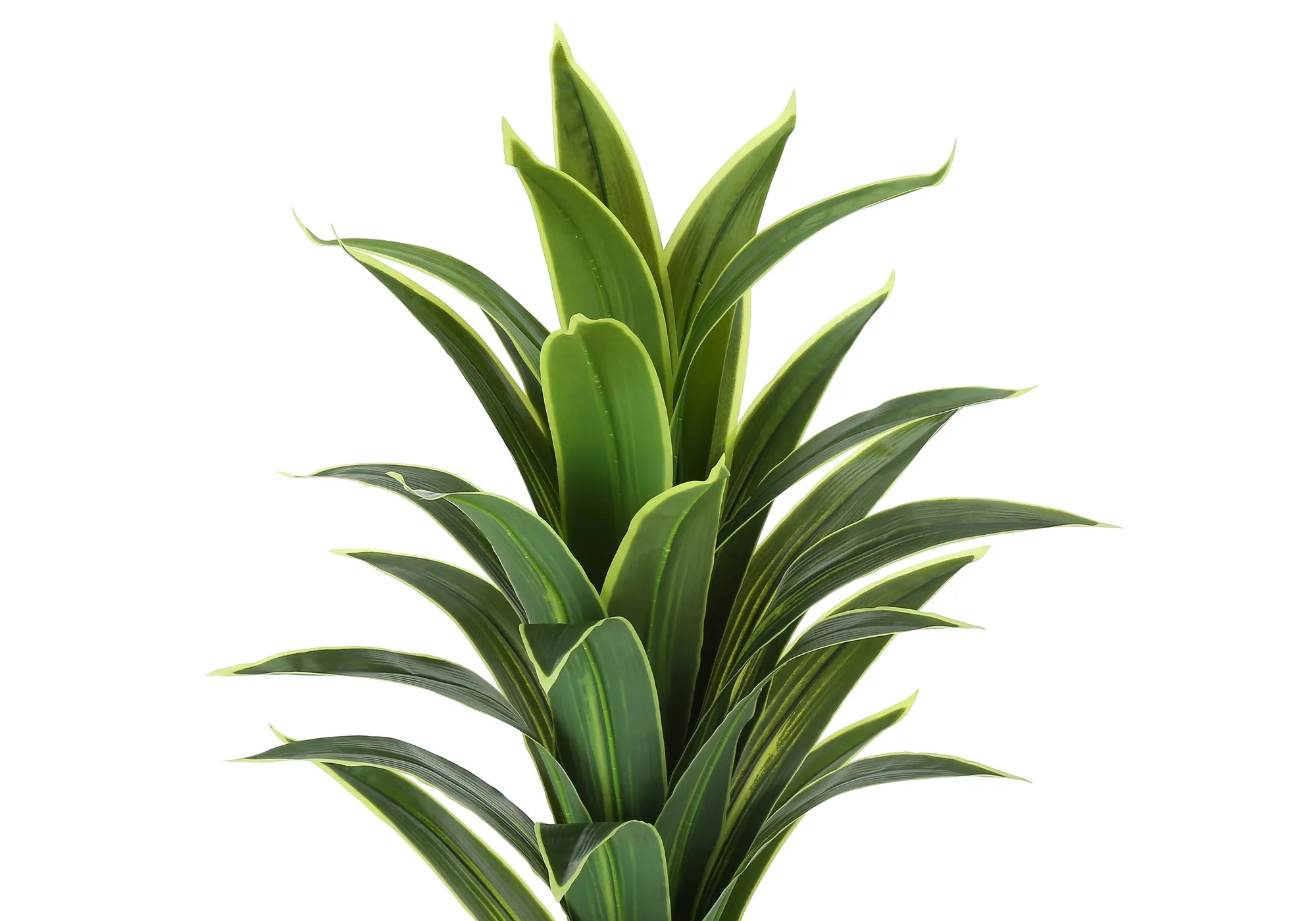 Artificial Plant, 47" Tall, Dracaena Tree, Indoor, Faux, Fake, Floor, Greenery, Potted, Real Touch, Decorative, Green Leaves, Black Pot