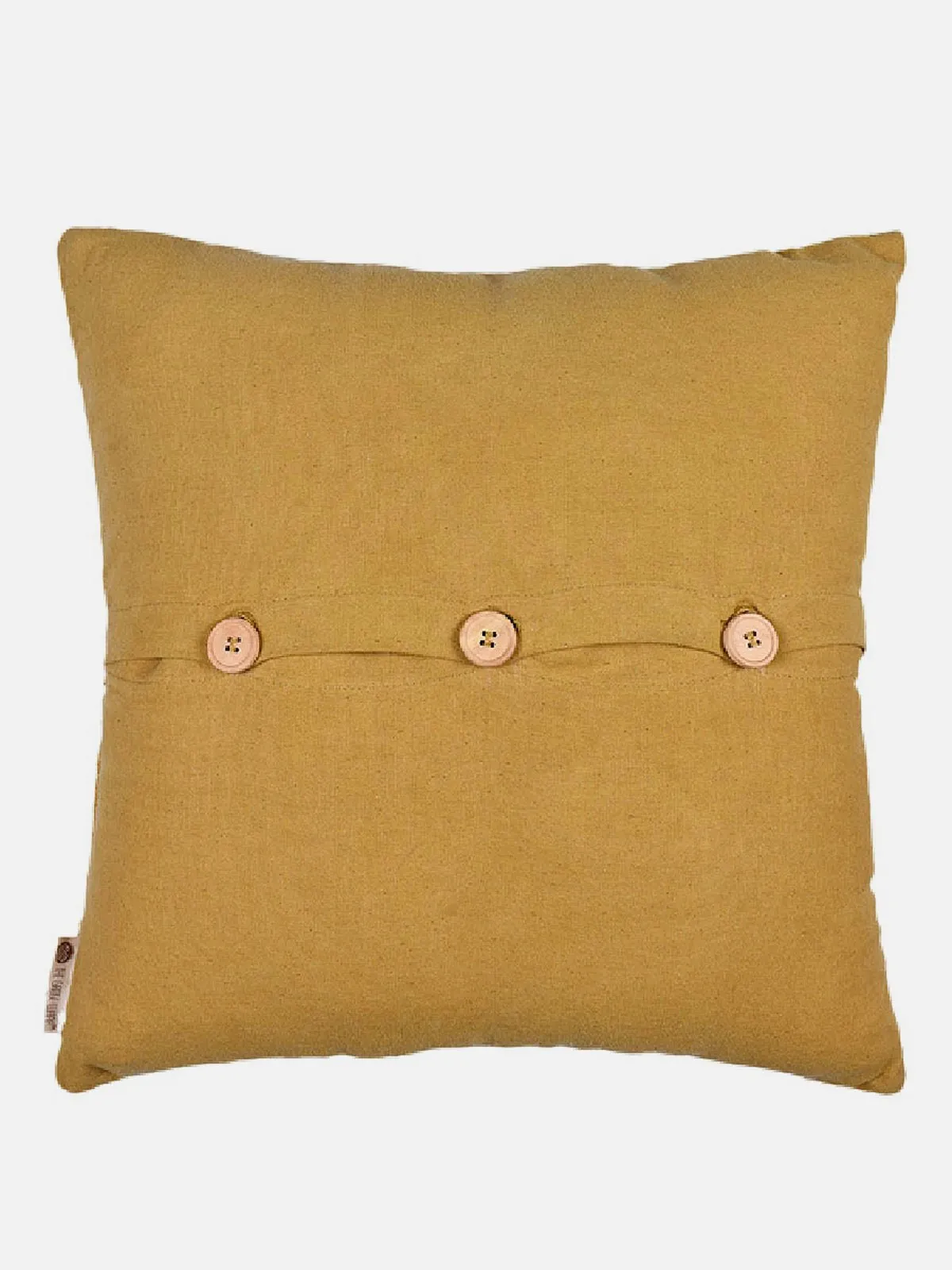 Atrisuta Solids Cushion Cover Camel Yellow
