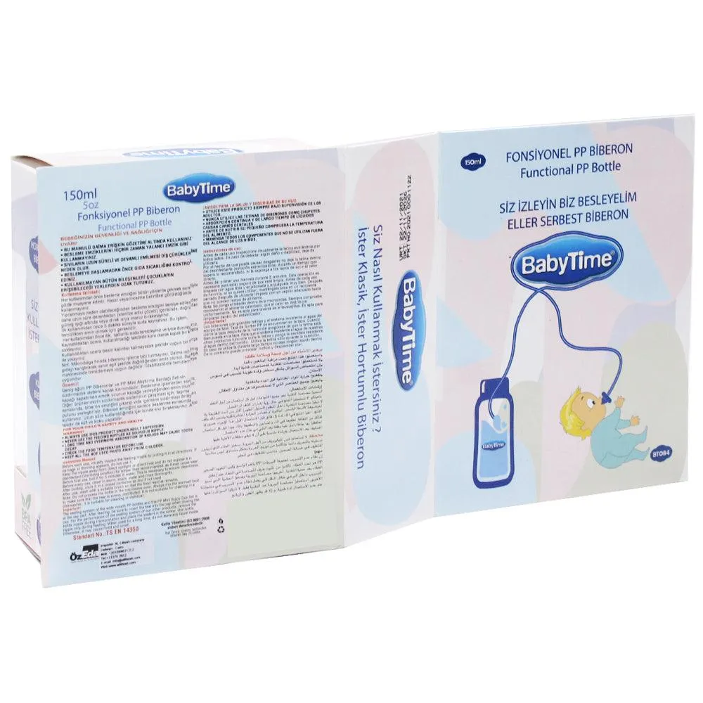Baby Time Baby Functional Feeding Bottle 150ml