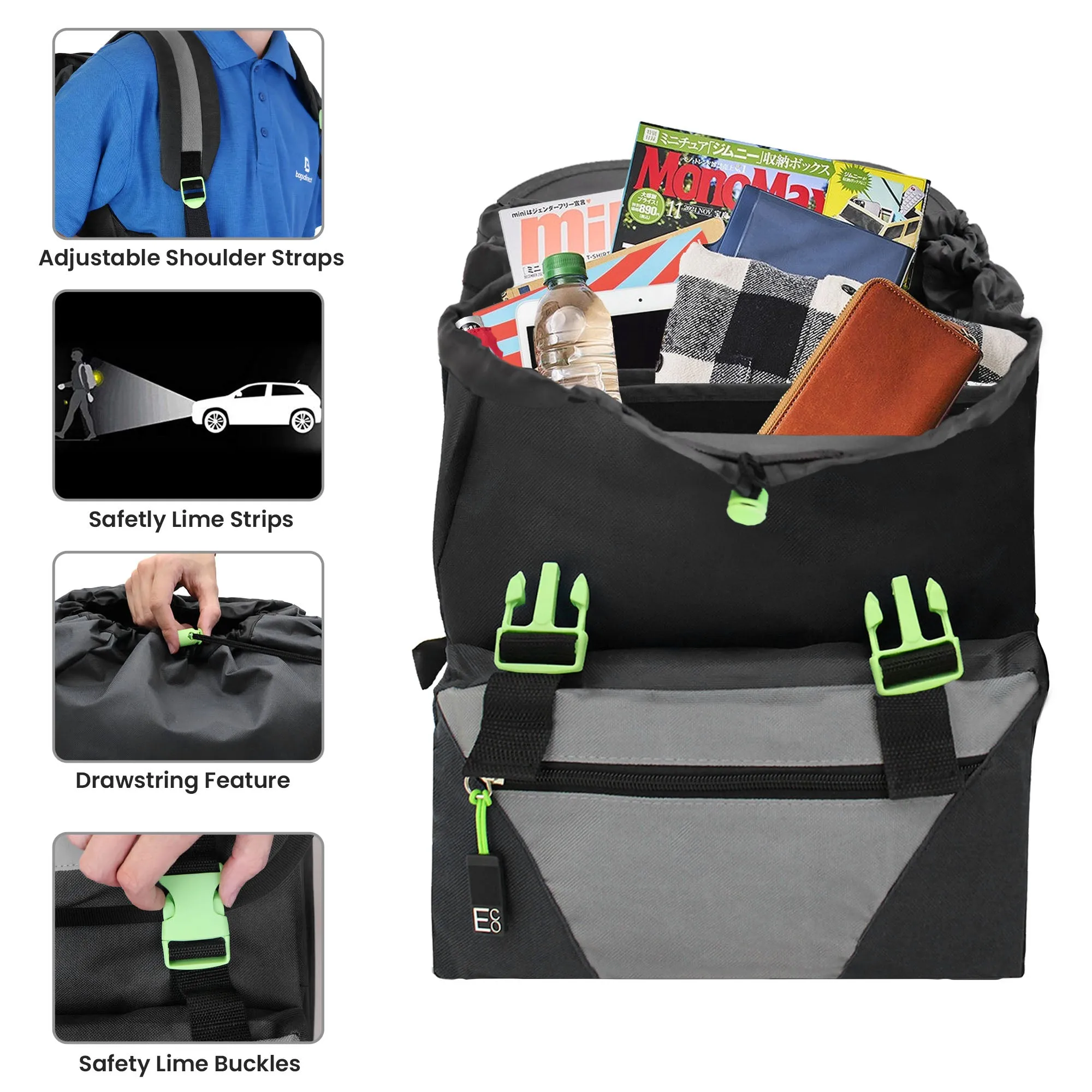 Back To School Bag with 3 Comparments