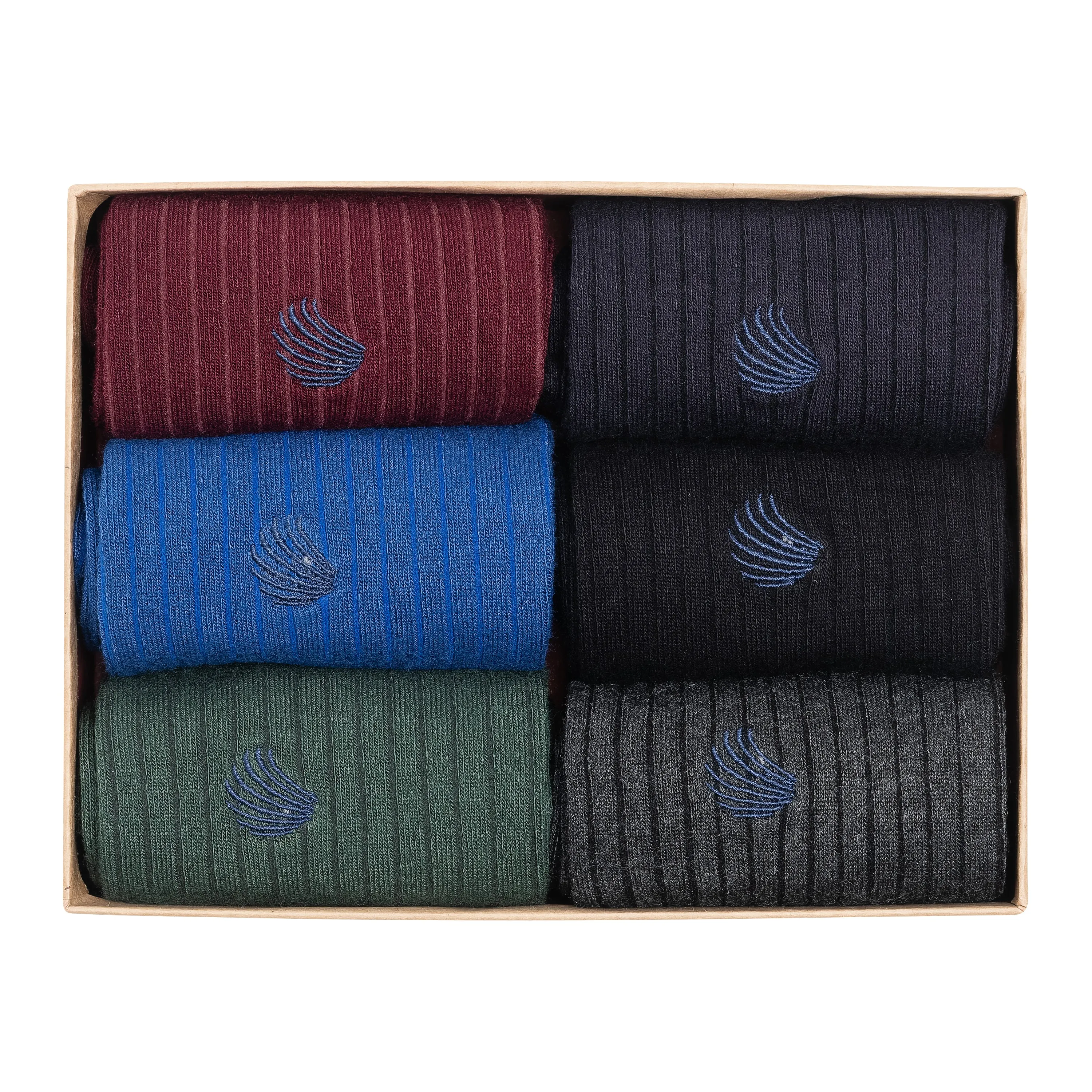 Bambooven Men’s Dress & Trouser Socks – Odor-Free Bamboo (6 Pairs) 419