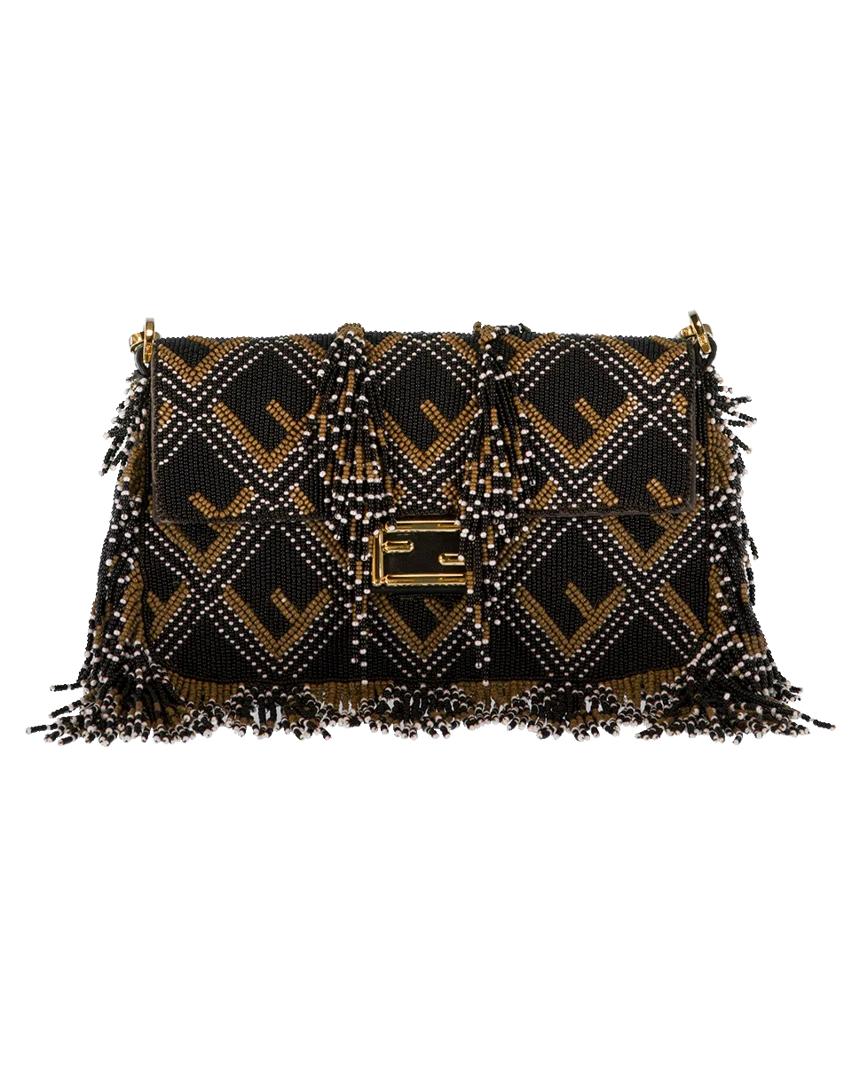 Beaded And Fringe Mini Baguette