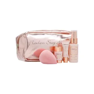 BEAUTY CREATIONS Prep & Set  Mini مجموعة اساسيات المكياج بالحجم الصغير مع حقيبة