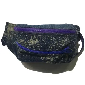 Blim Denim Bleach Splatter Fanny Pack