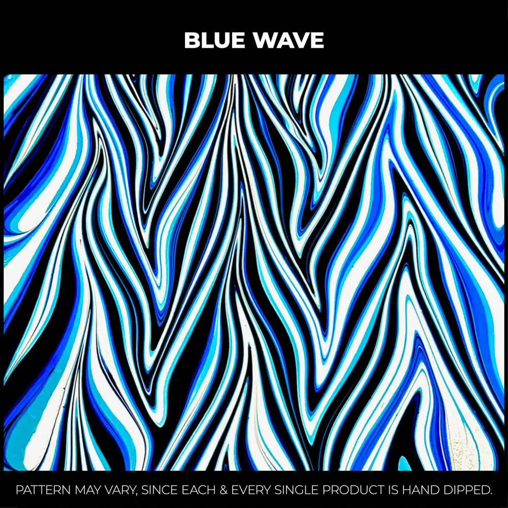 Blue Wave RGB Hydro-Dipped Fanny Pack