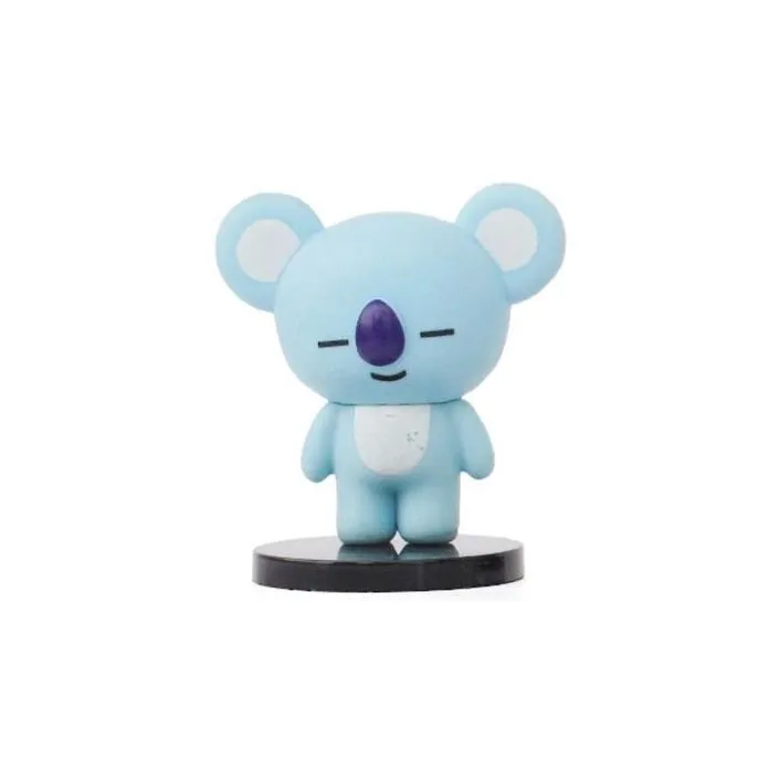 BTS BT21 Set of 7 Standies Action Figures | 6-8 Cms |