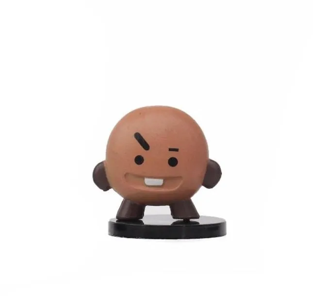 BTS BT21 Set of 7 Standies Action Figures | 6-8 Cms |