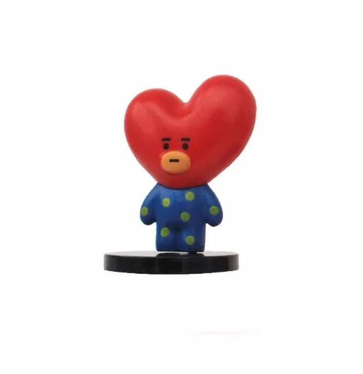BTS BT21 Set of 7 Standies Action Figures | 6-8 Cms |