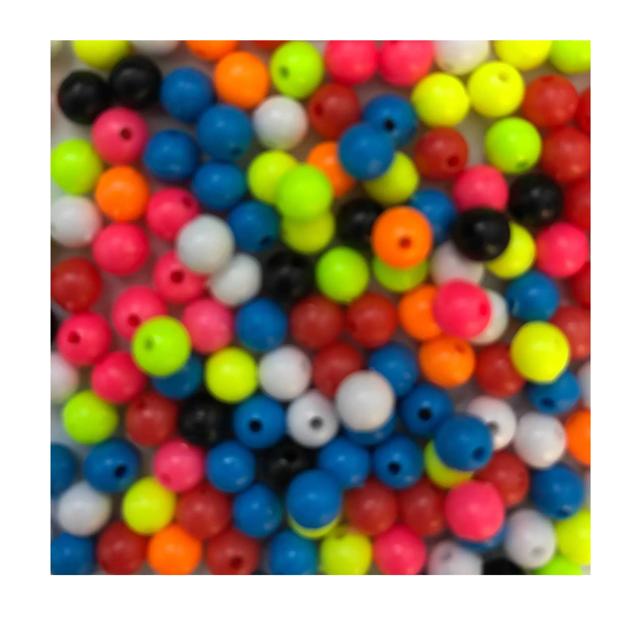 BZS 6mm fishing beads sea fishing rig making Beads (Bulk Pack of 1000) Multi Colour�