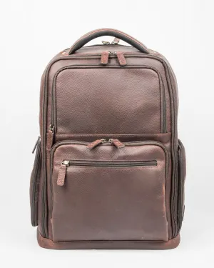 Cambridge Full Grain Mens Leather Backpack