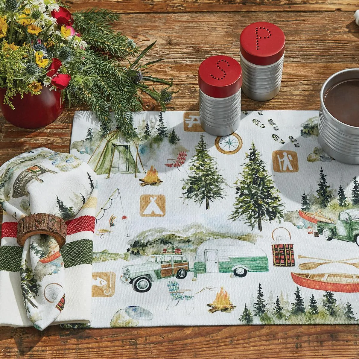 Camping Placemat - Set of 6 Park Designs