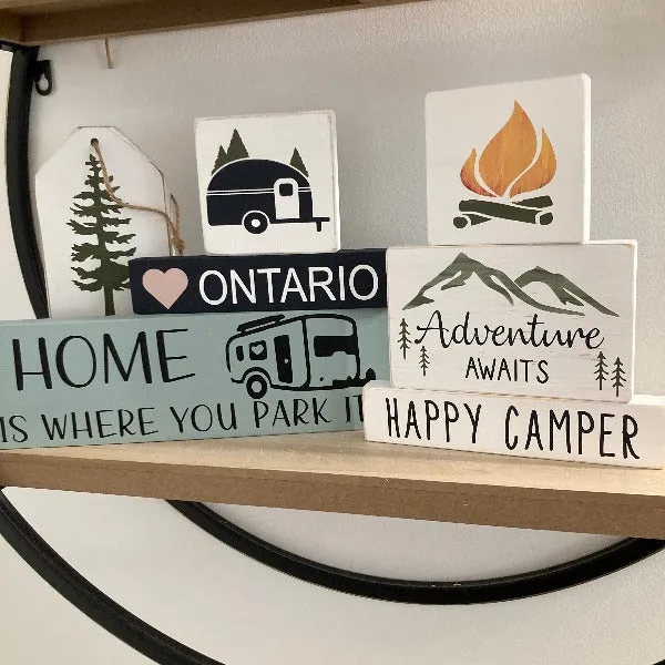 Camping Themed Tiered Tray DIY Kit