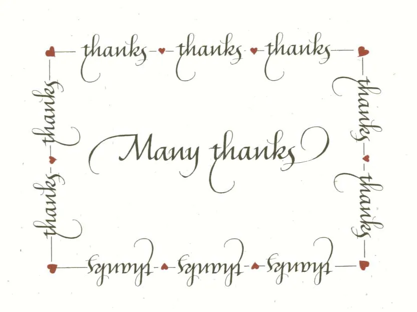 Card 10-Pack ・ Assorted Thank You