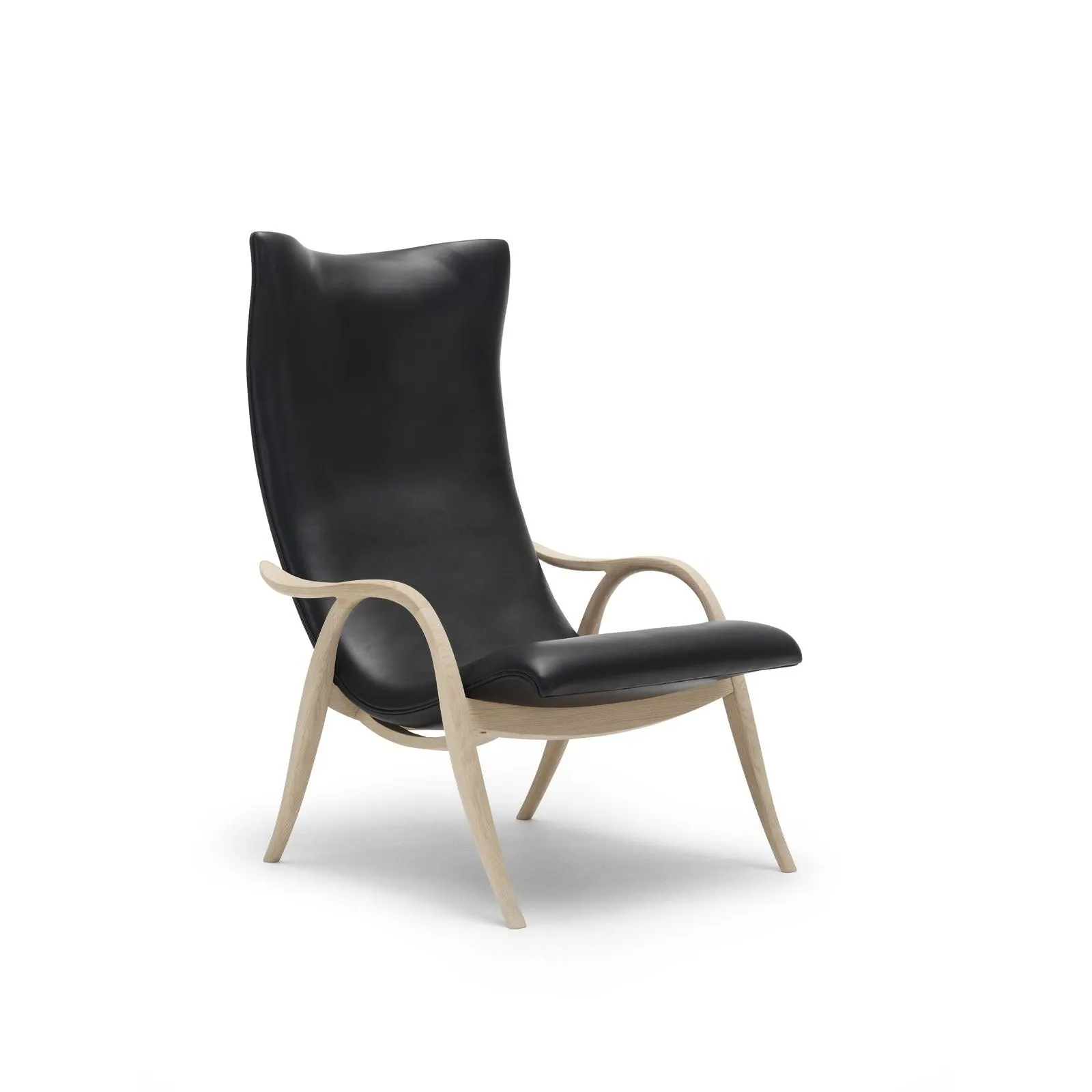 Carl Hansen Fh429 Signature Chair, Oiled Oak/Black Leather