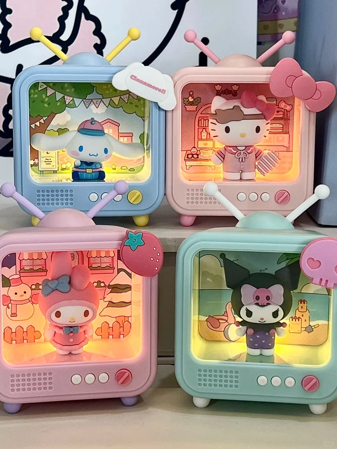 Cartoon TV Channel Luminous Ornaments