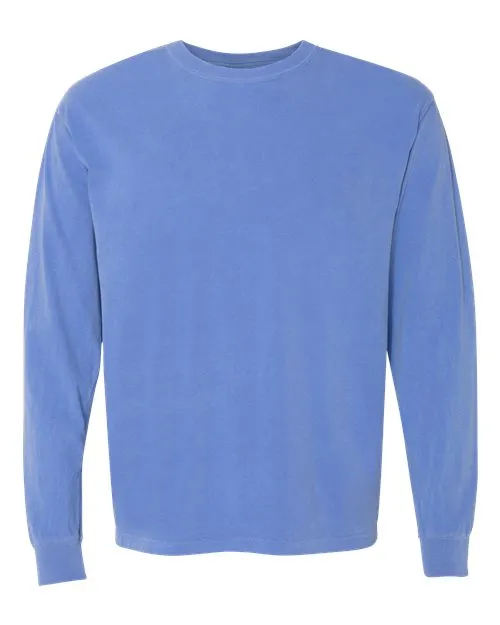 Comfort Colors Garment-Dyed Heavyweight Long Sleeve T-Shirt 6014 Espresso