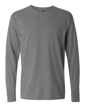 Comfort Colors Garment-Dyed Heavyweight Long Sleeve T-Shirt 6014 Grey