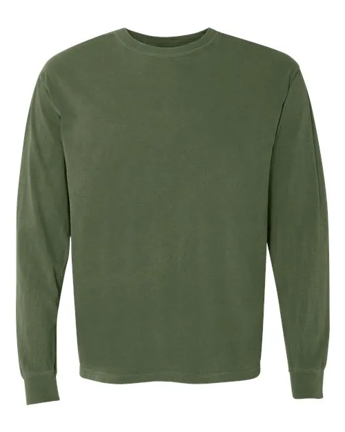 Comfort Colors Garment-Dyed Heavyweight Long Sleeve T-Shirt 6014 Grey