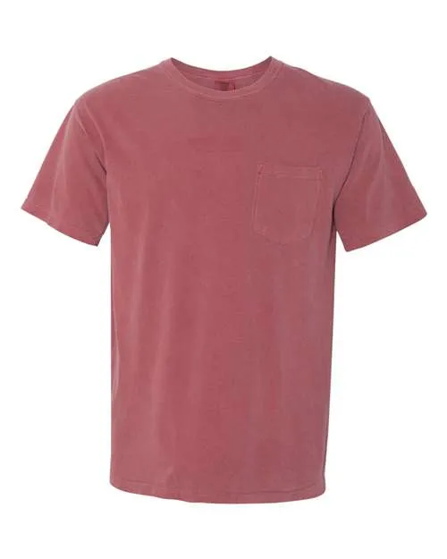Comfort Colors Garment-Dyed Heavyweight Pocket T-Shirt 6030 Brick