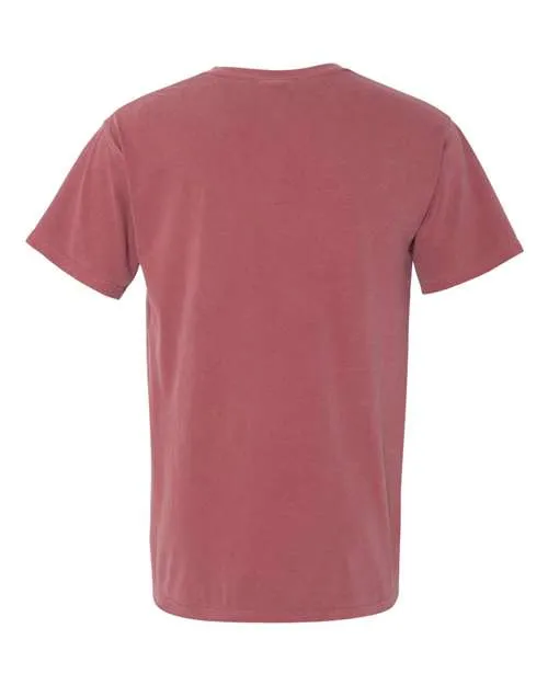 Comfort Colors Garment-Dyed Heavyweight Pocket T-Shirt 6030 Brick