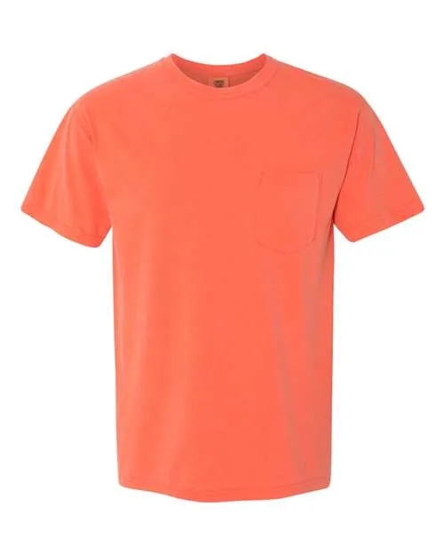 Comfort Colors Garment-Dyed Heavyweight Pocket T-Shirt 6030 Brick